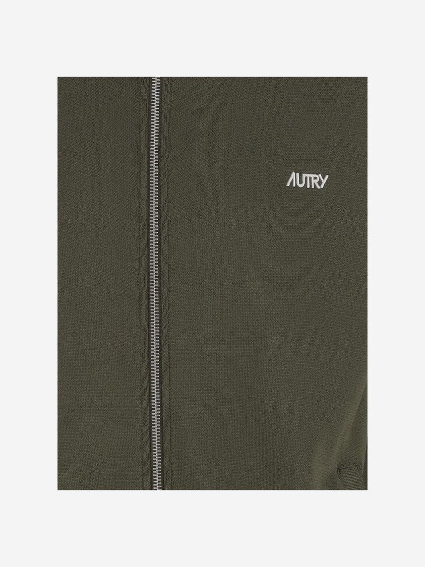 Autry Viscose Blend Sweatshirt With Logo