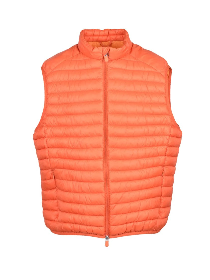 Save The Duck Orange Padded Nylon Vest