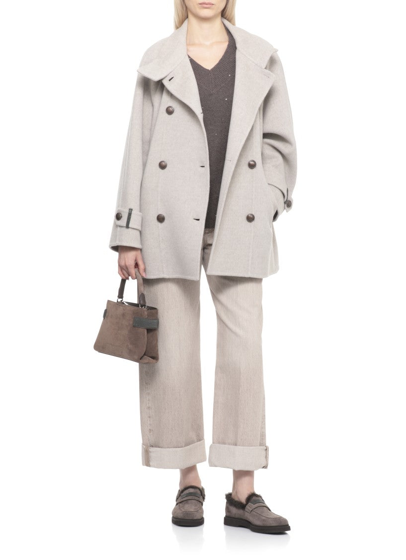 Brunello Cucinelli Cotton Palazzo Jeans