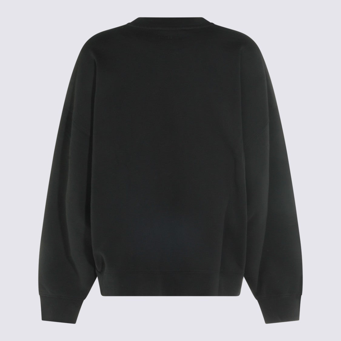 Anine Bing Collegiate-Style Black Crewneck Sweatshirt With Emblem Design