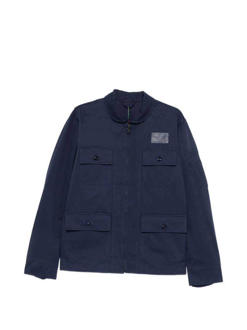 Kenzo Boxy Structured Jacket With Buttoned Flap Pockets