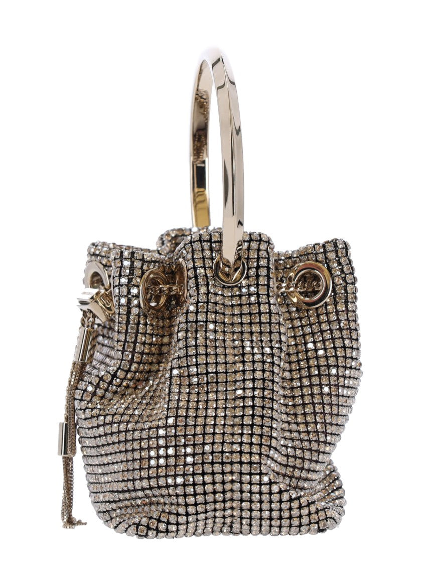 Jimmy Choo "Bon Bon" Micro Bag Gold