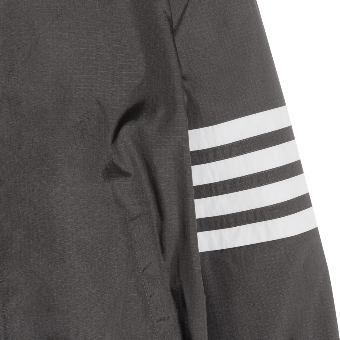 Thom Browne Black Jacket With High Collar