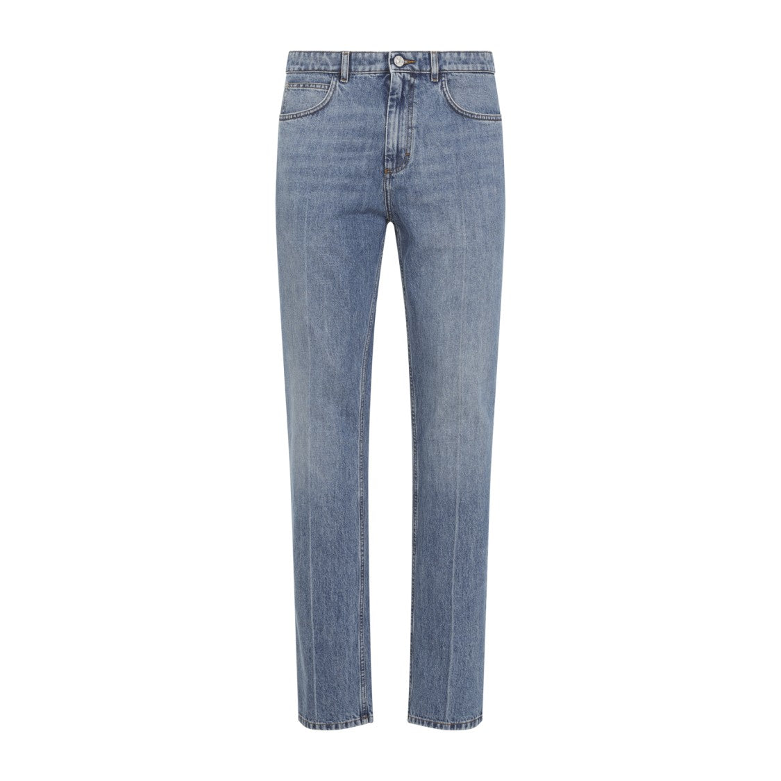 Marni Straight-Leg Mid-Blue Denim Jeans