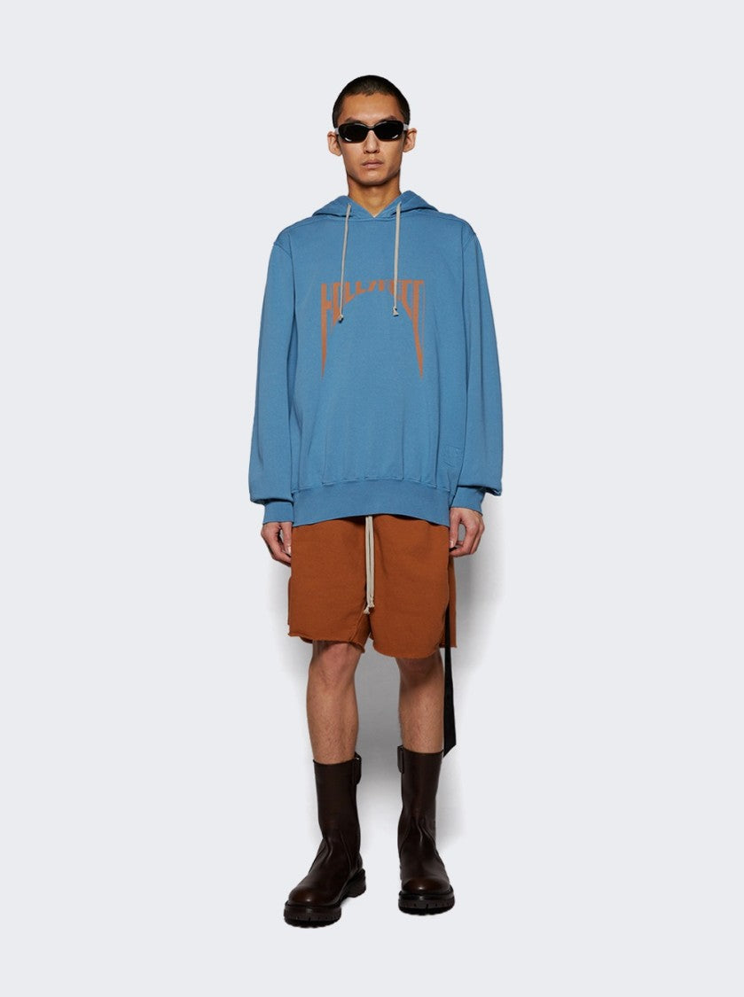 Drkshdw By Rick Owens Oversized Hoodie Toothpaste And Orange