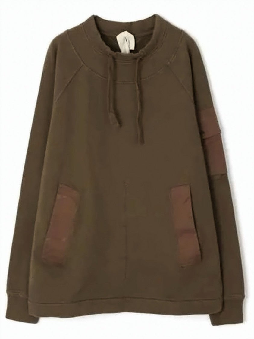 Ten C Relaxed Fit Long-Sleeve Pullover With Utility Pockets