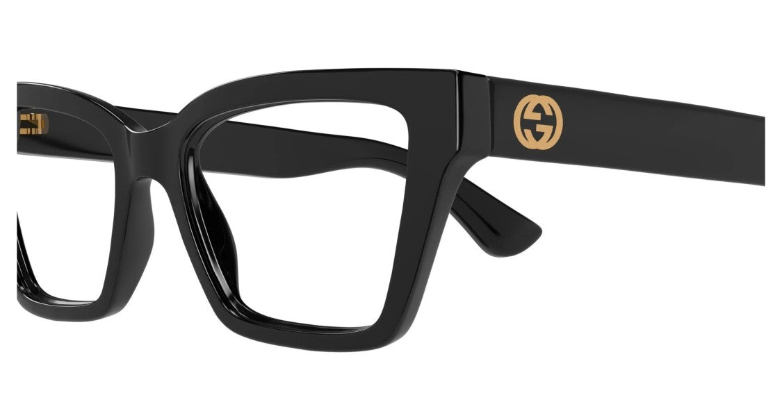 Gucci Eyeglasses Gg1715o 001 Black Black Transpare 53/17/140