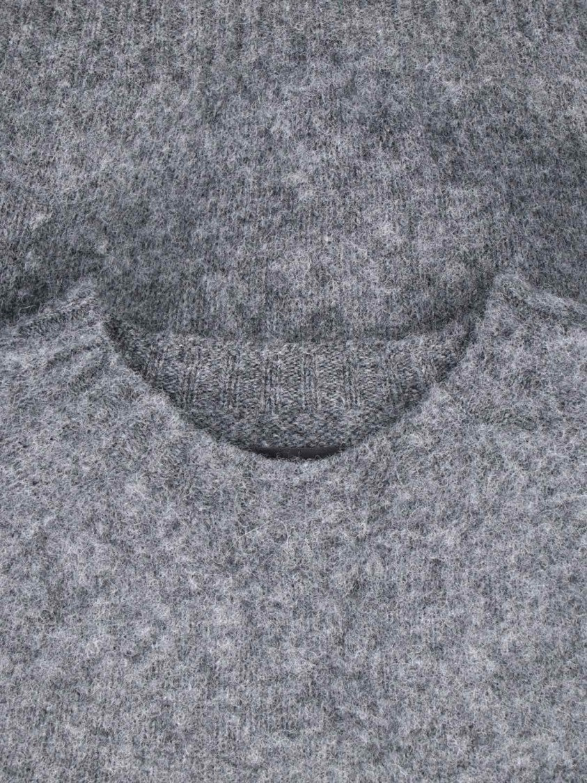 Howlin Soft Textured Grey Knit Sweater