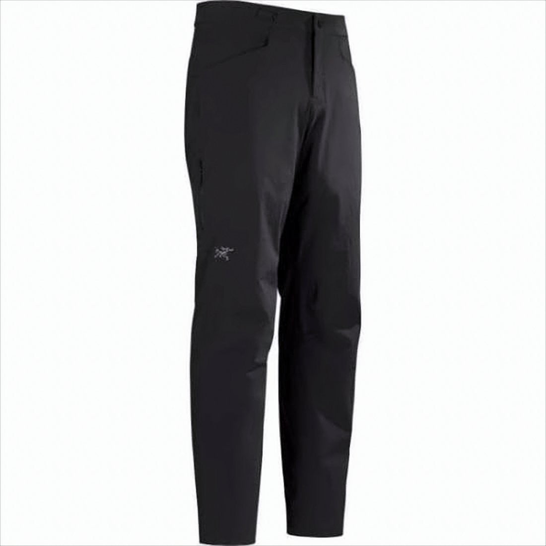 Arc'teryx Black Straight Pants With Tailored Fit And Subtle Logo