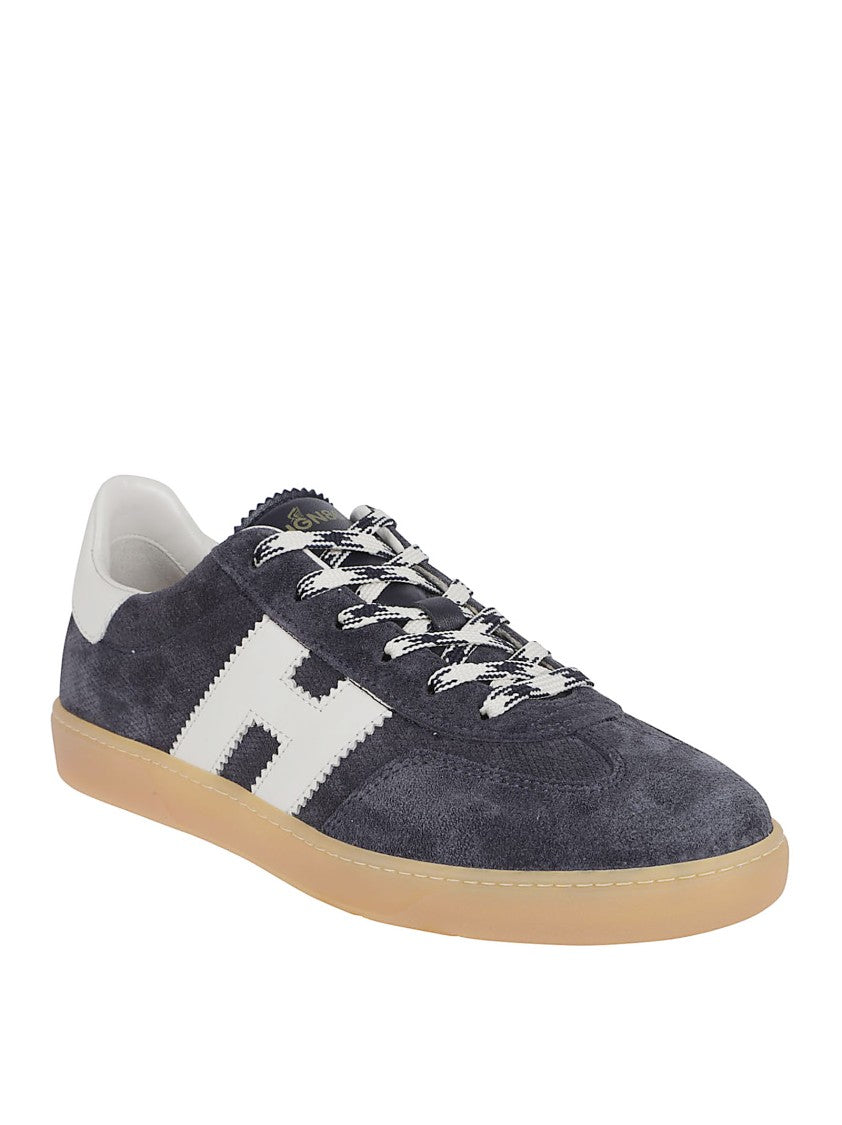 Hogan Suede Sneakers With Contrasting Leather Insert