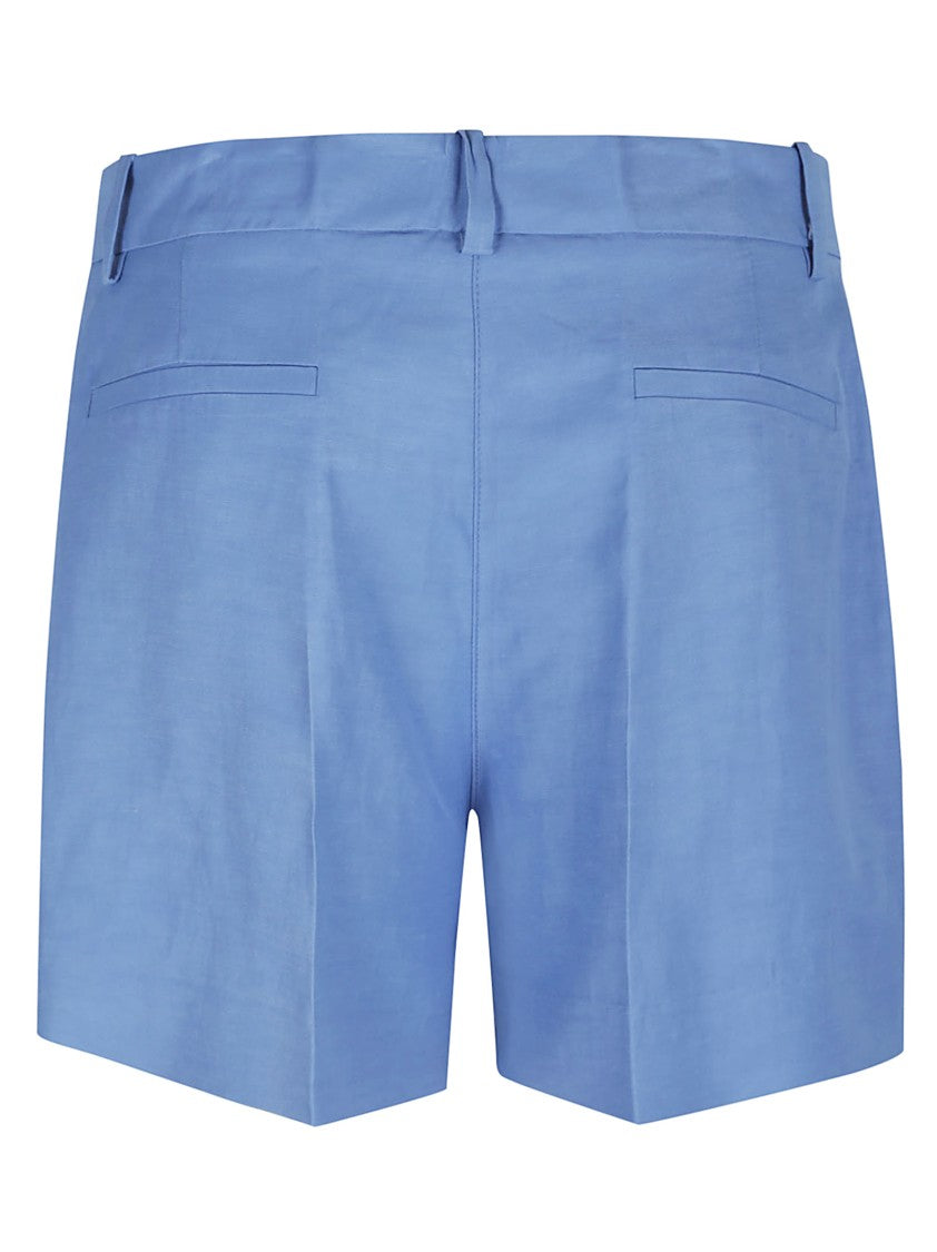 Parosh Tailored Blue Viscose Shorts
