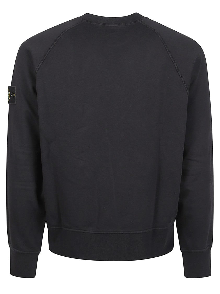 Stone Island Minimalist Cotton Crewneck Sweatshirt