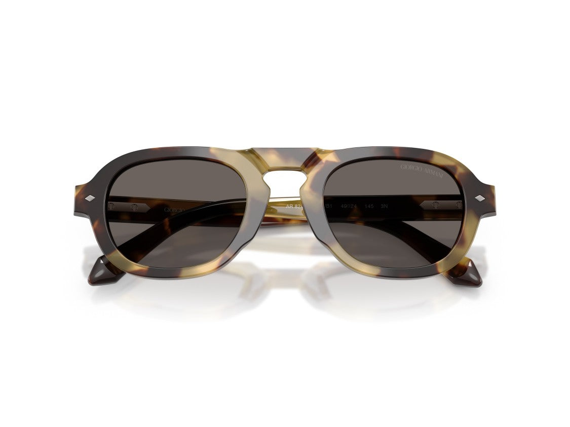 Giorgio Armani Tortoiseshell 0Ar8244 Geometric Sunglasses