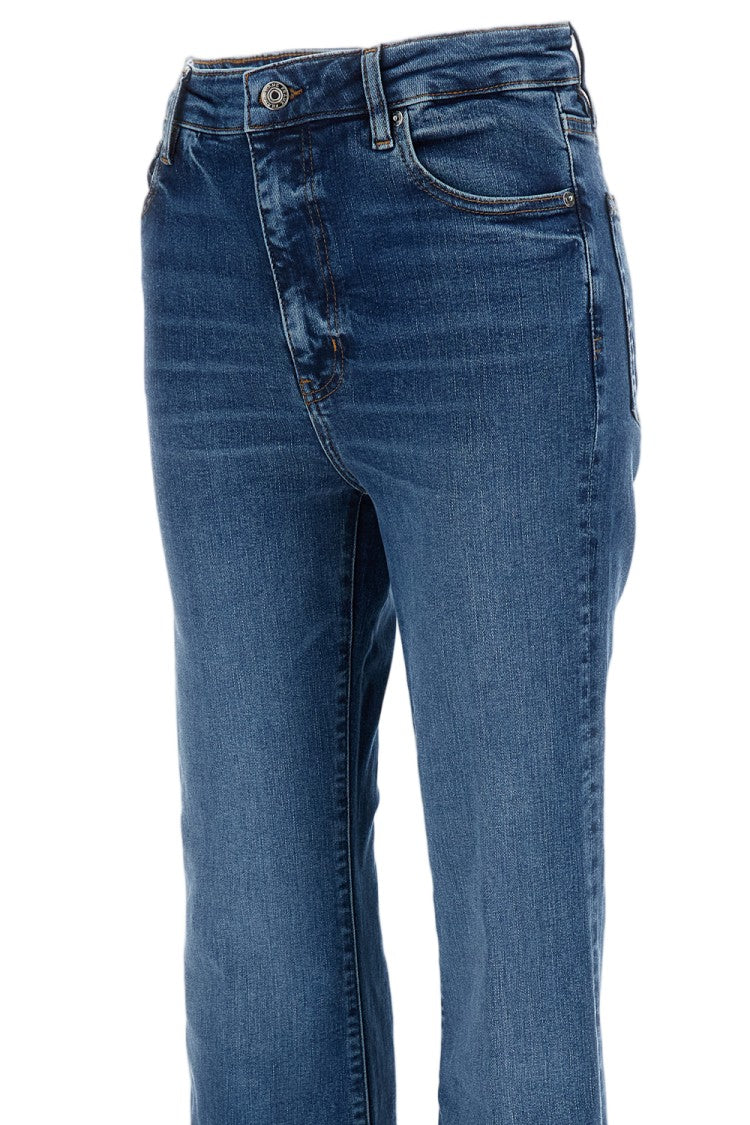 Frame Blue The Reboot Cotton-Blend Flared Pants