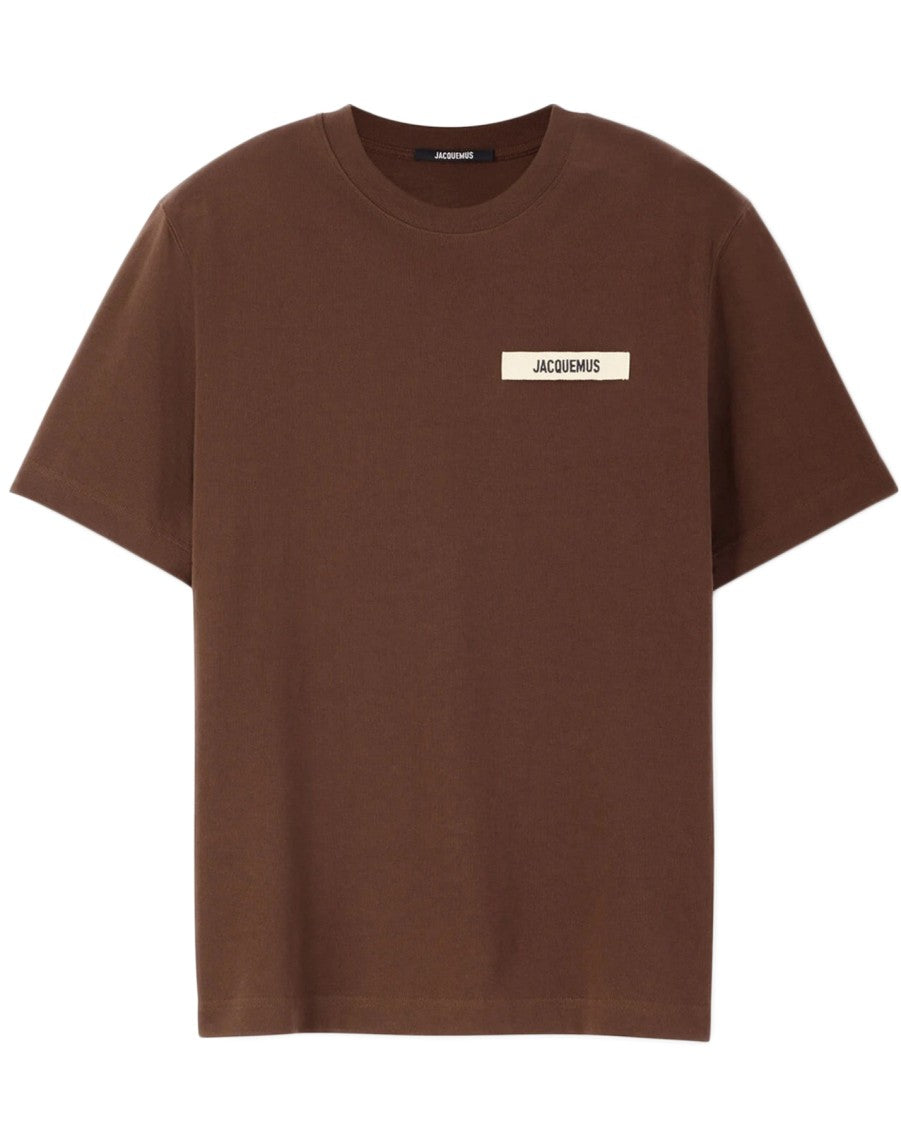 Jacquemus Short-Sleeved Crew Neck Jacquemus T-Shirt With Patch Detail