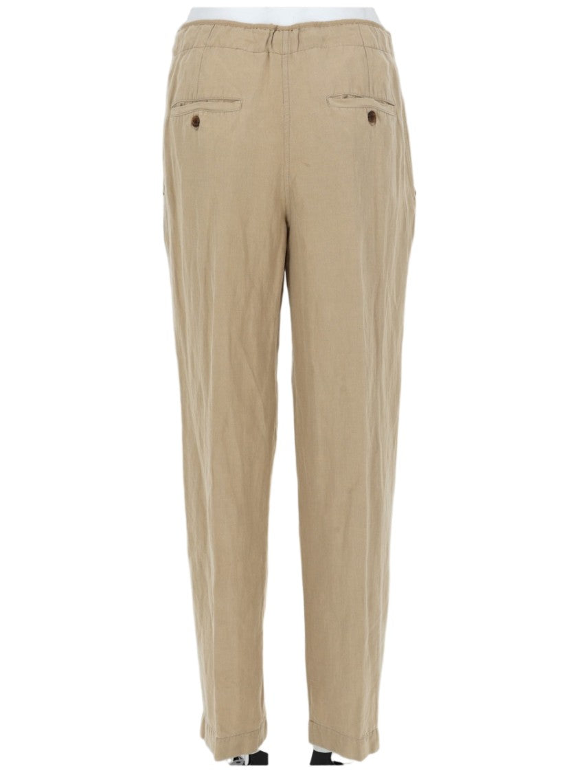 Isabel Marant Sharony Tapered Leg Cuffed Hem Trousers Pants