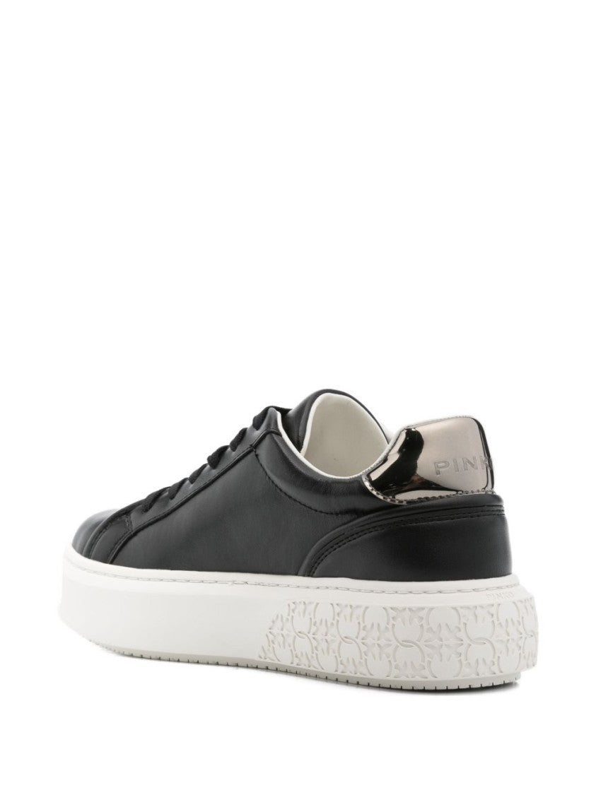 Pinko Vitello And Polyurethane Sneakers