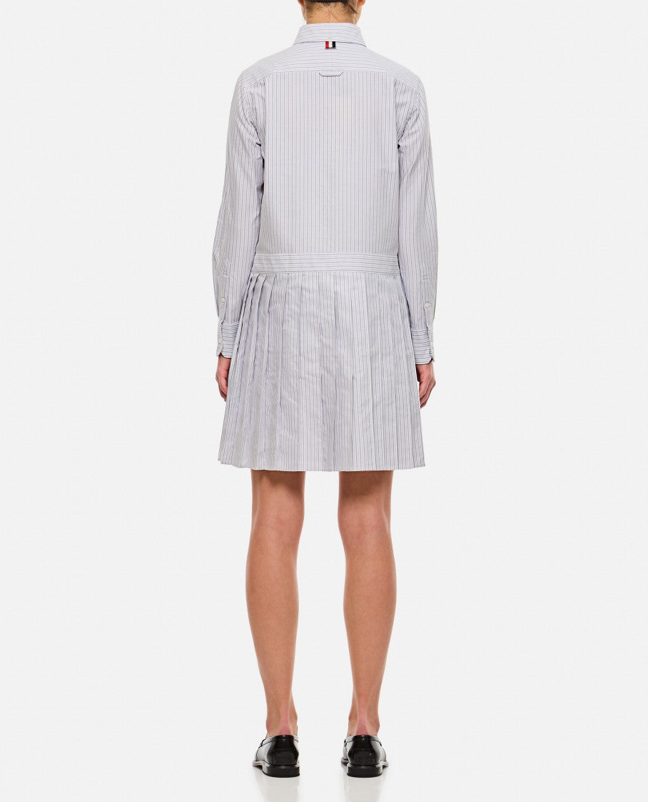 Thom Browne Oxford Stripe Oversized Shirtdress