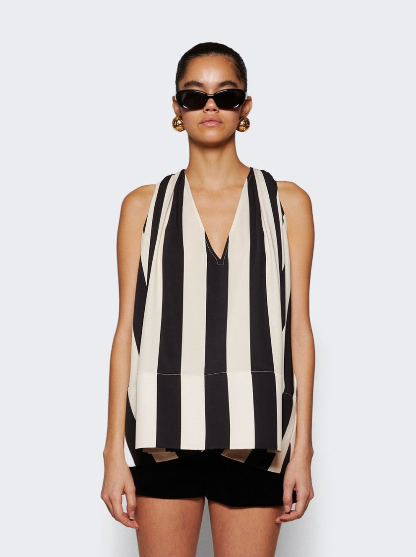 Jacquemus Norma Top Print Sunshade Stripes