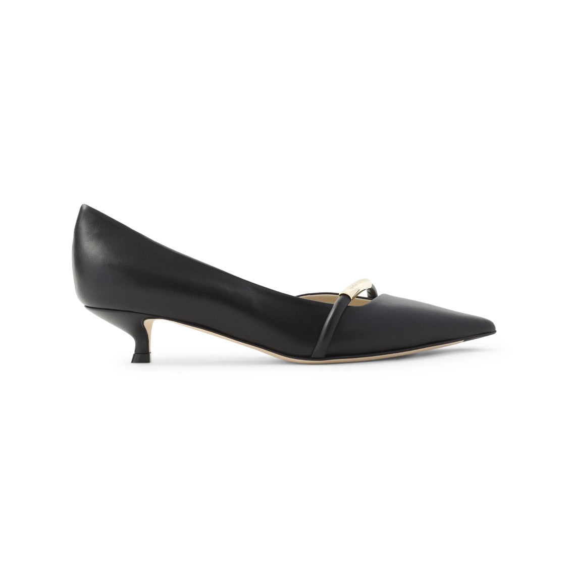 Giorgio Armani Elegant Black Pumps With Pointed Toe And Minimalist Design