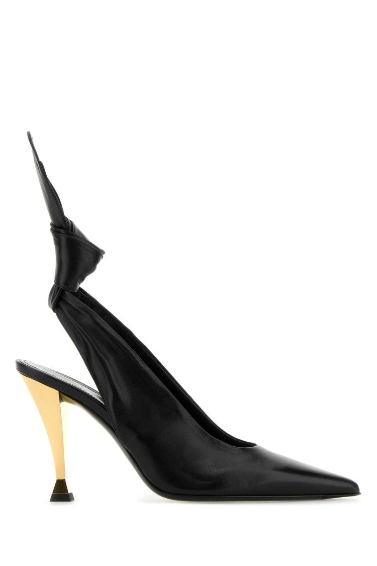 Givenchy Black Nappa Leather Beauw Pumps