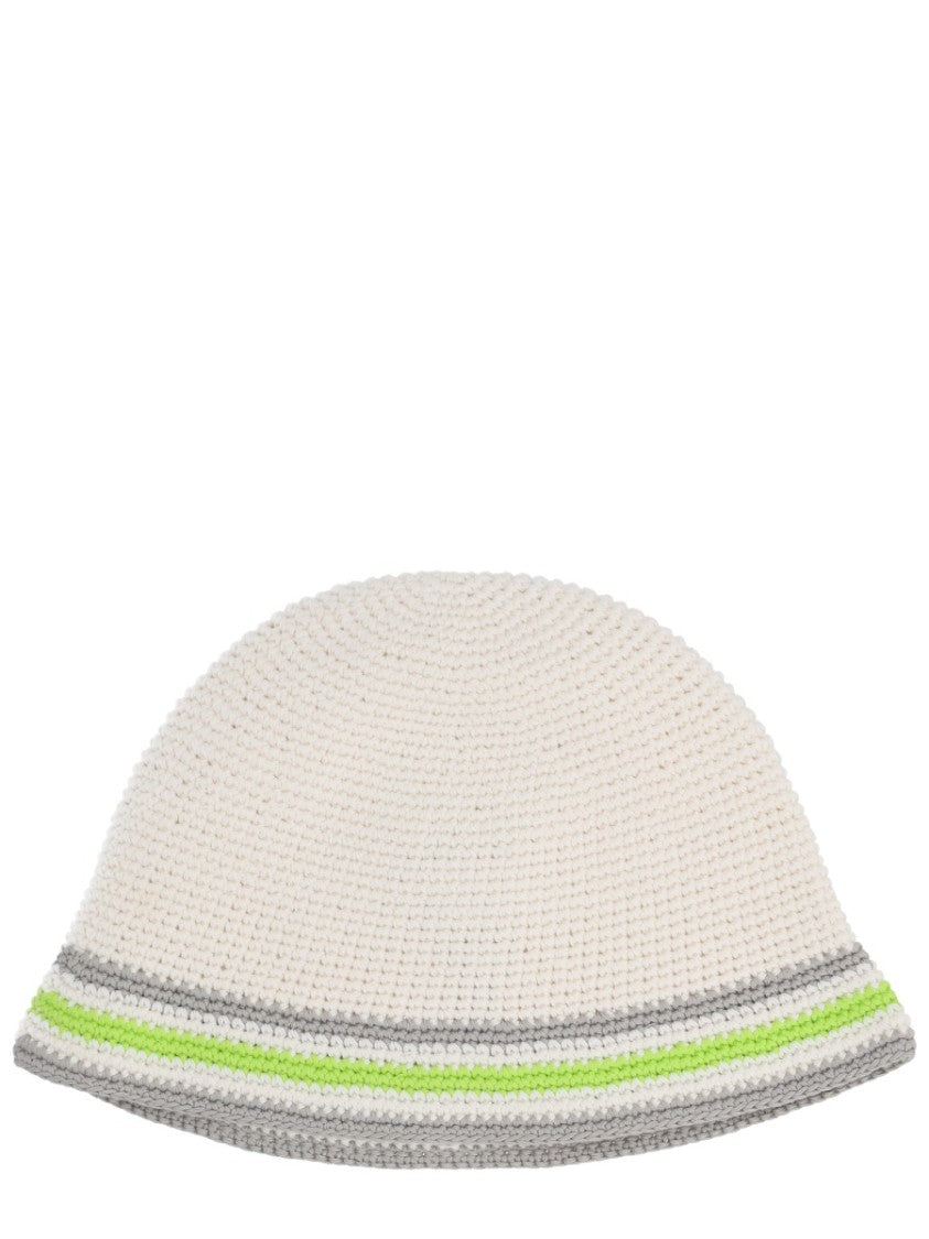 Casablanca Bucket-Style Knit Logo Hat