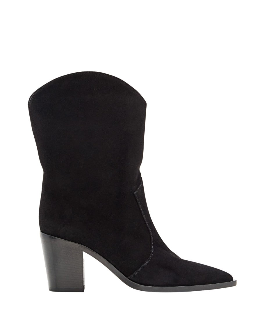 Gianvito Rossi Denver Suede Texan Boots