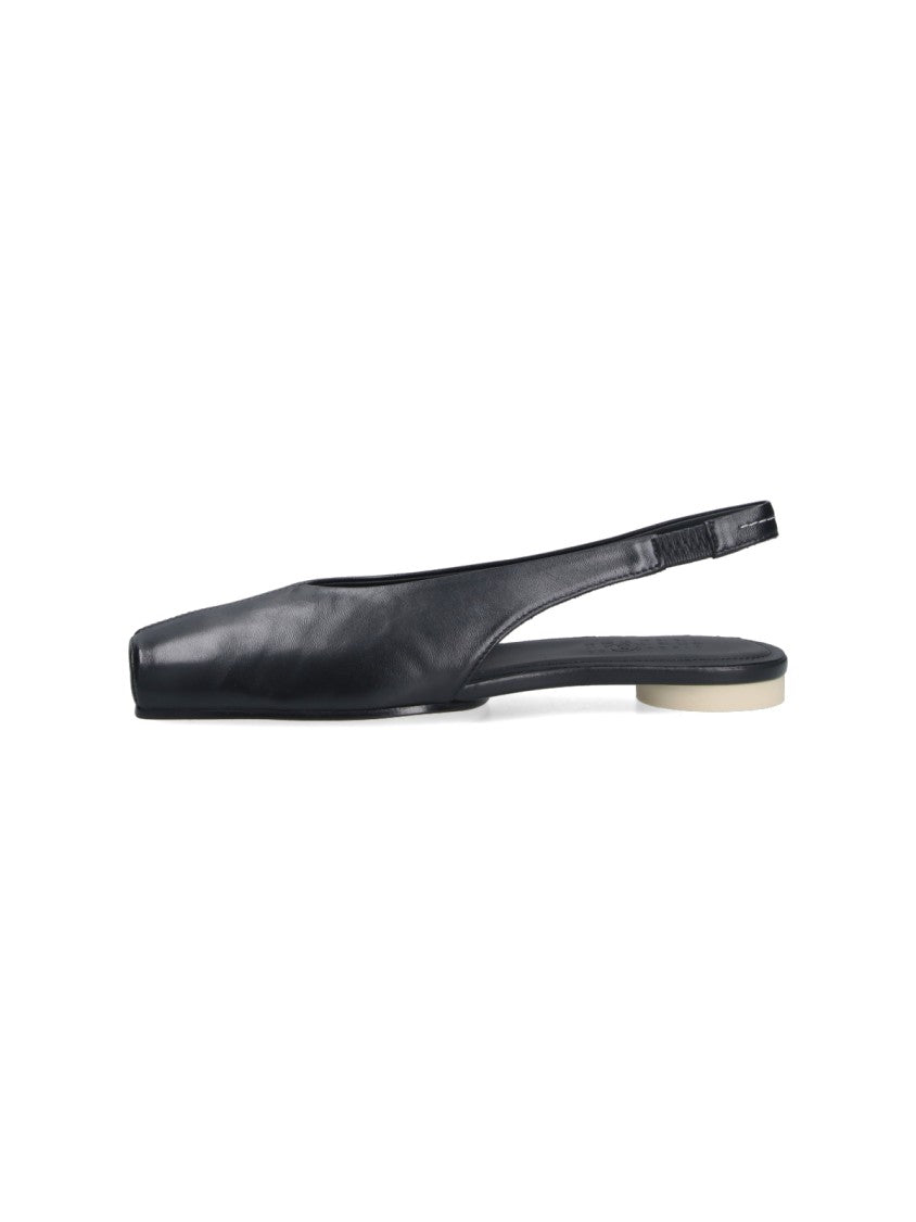Mm6 By Maison Margiela Slingback Ballerines – Black