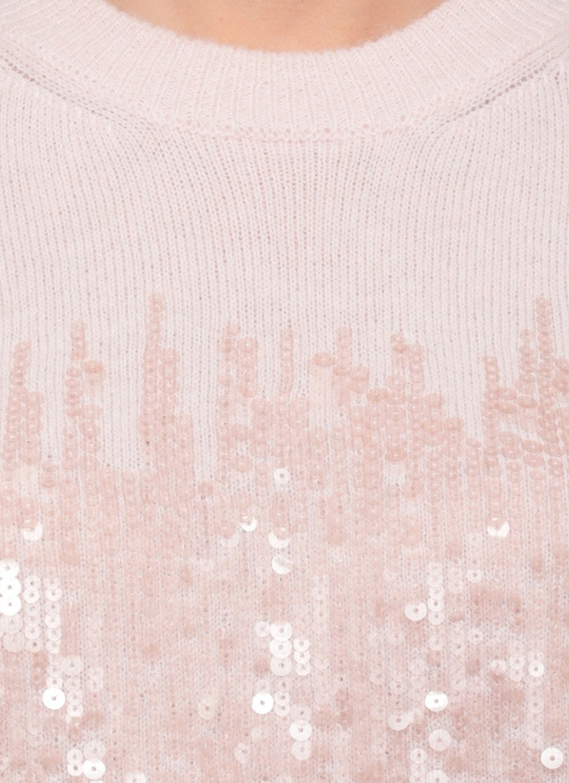 Peserico Tone-On-Tone Sequin Adorned Peserico Sweater