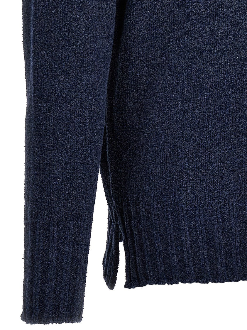 Ma'ry'ya V-Neck Cotton Blend Sweater