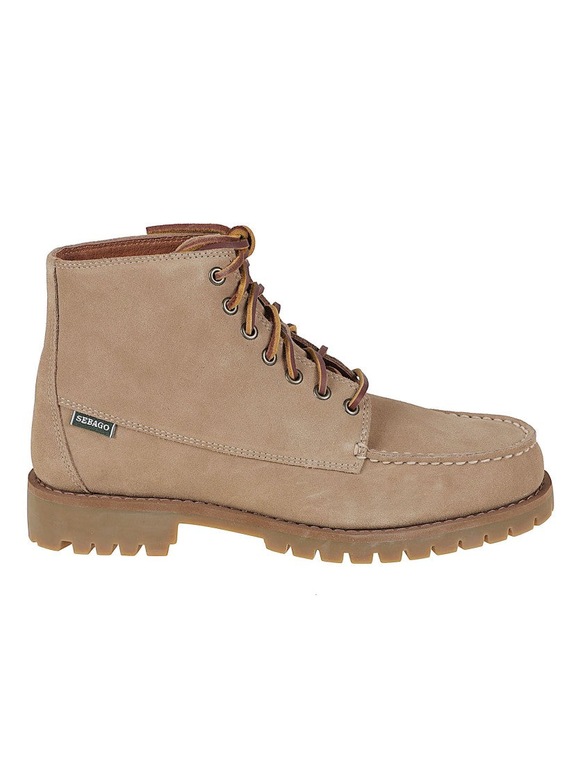 Sebago Parker Moc Toe Calf Leather Ankle Boots