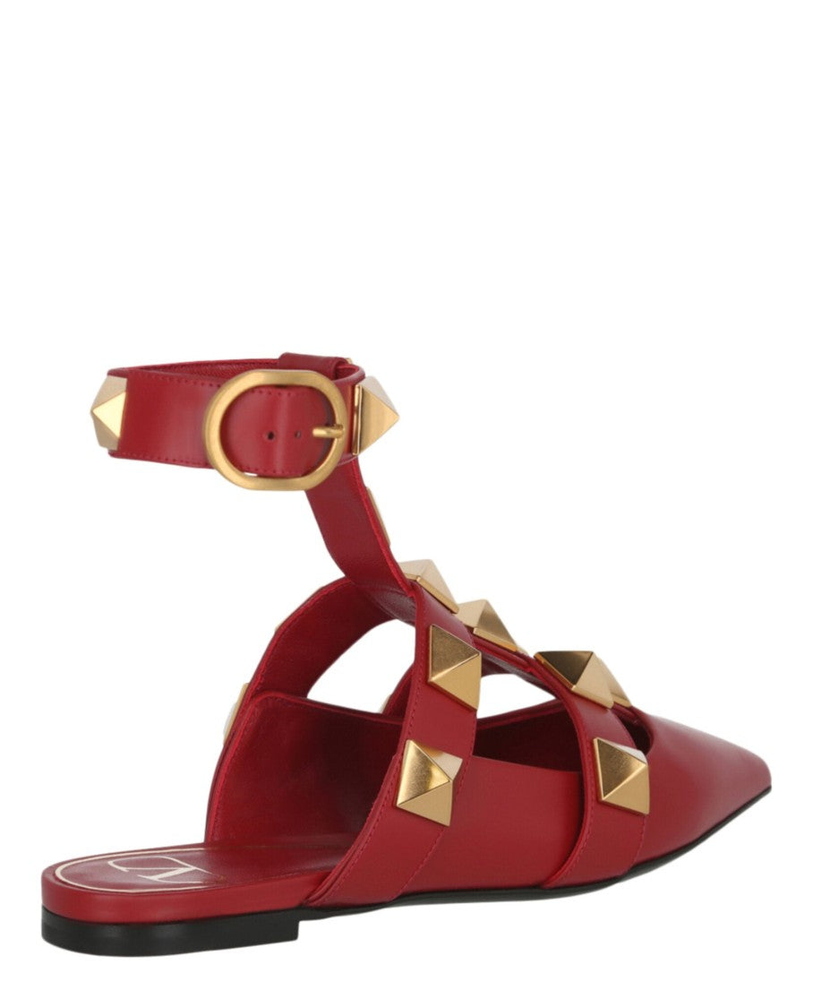 Valentino Garavani Roman Stud Ballerina Shoe
