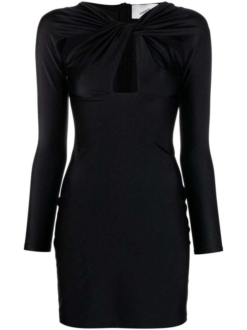 Coperni Twisted Cut-Out Jersey Dress