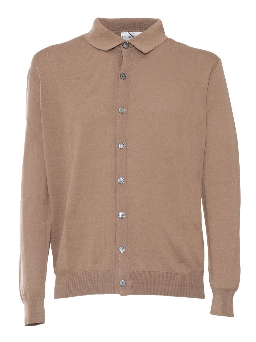 Sette Fili Cashmere Ice Cotton Long-Sleeved Cardigan