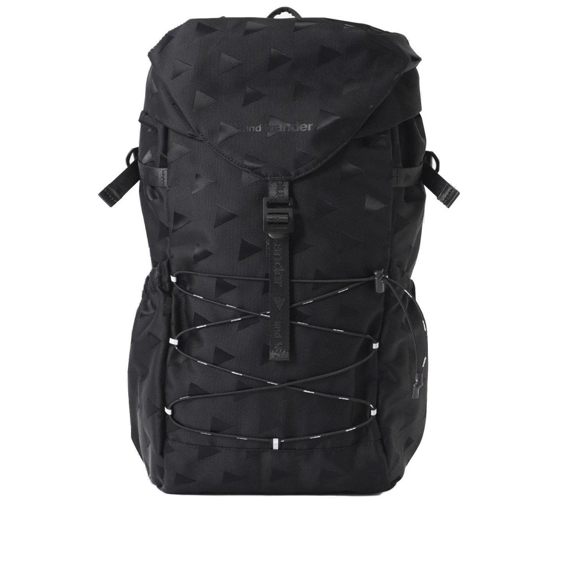 And Wander Geometric Pattern Nylon Backpack