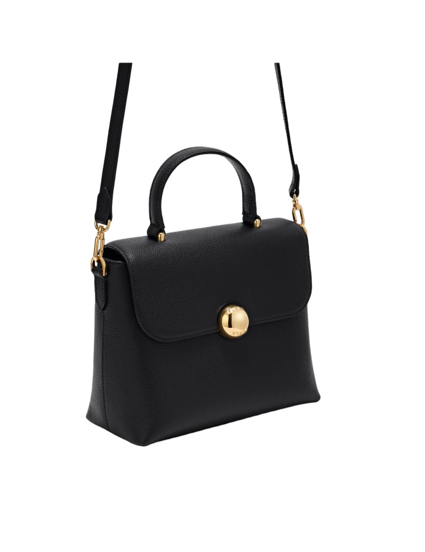 Furla Black Moonlight S Leather Handbag