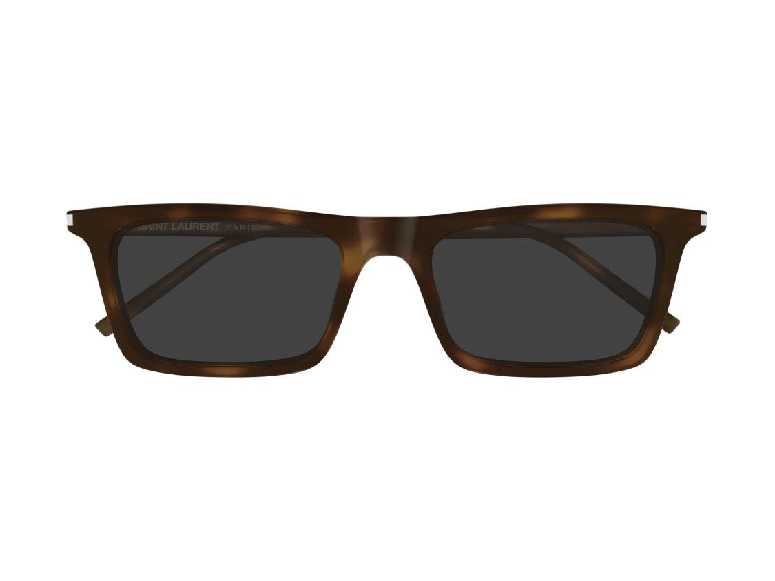 Saint Laurent Sl 890 Betty Thin Square Tortoiseshell Sunglasses