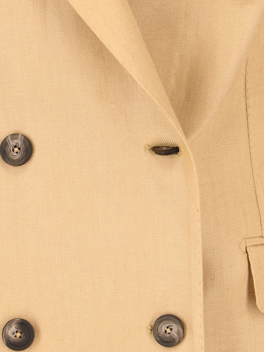 Tagliatore Beige T Jasmine Linen Suit