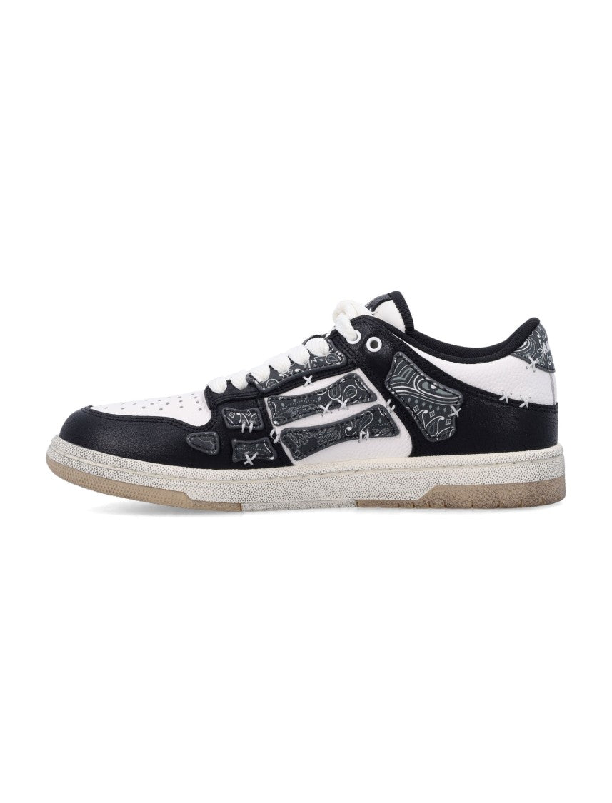 Amiri Bandana Skel Top Low Sneakers