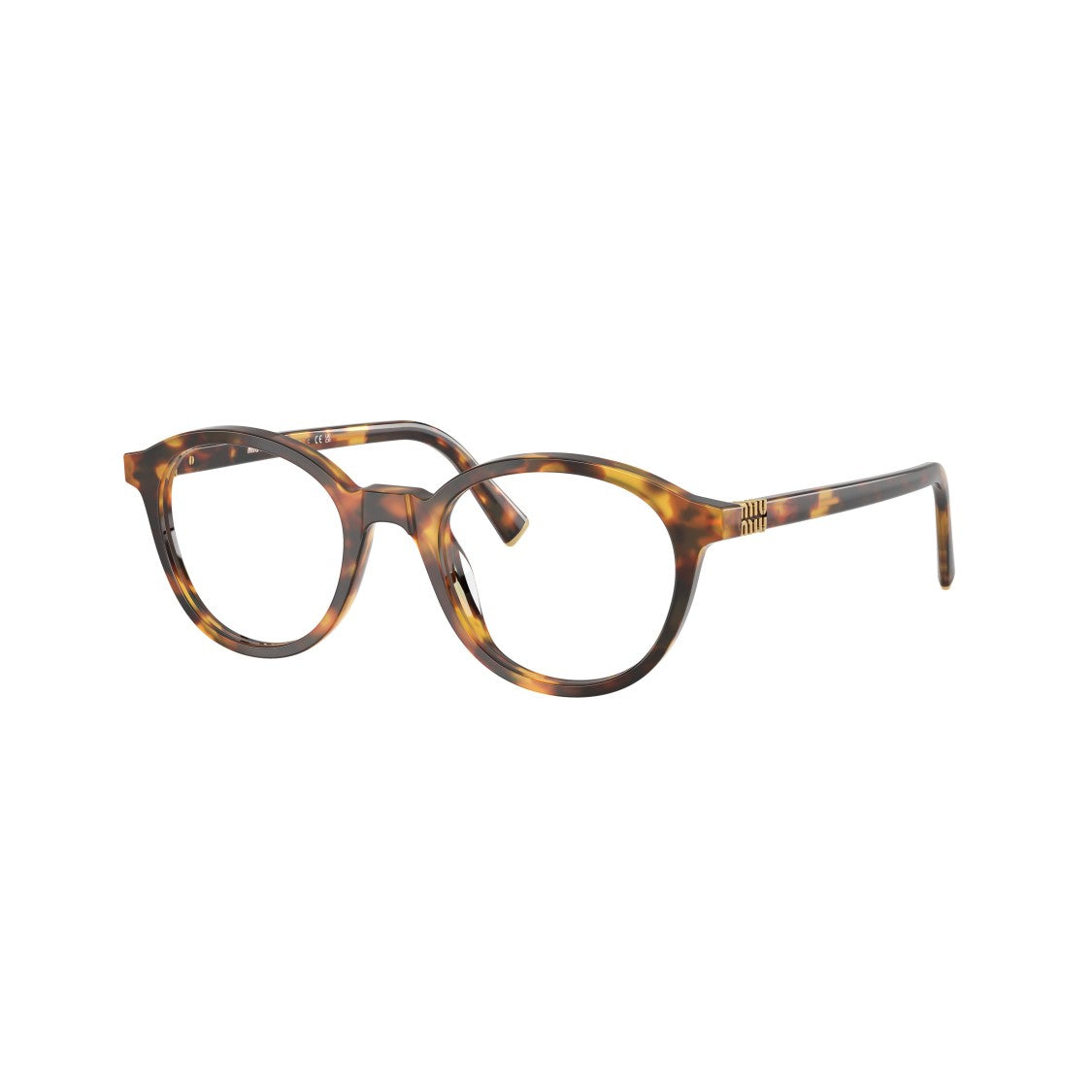 Miu Miu 0Mu 02Wv Round Acetate Eyeglasses