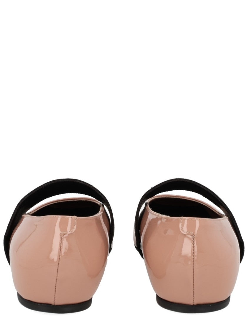 Givenchy Pink Glossy Pointed Flats
