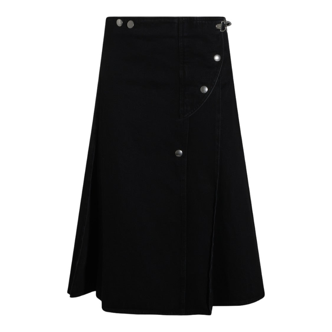 Marni Flared Clasp Closure Midi Skirt