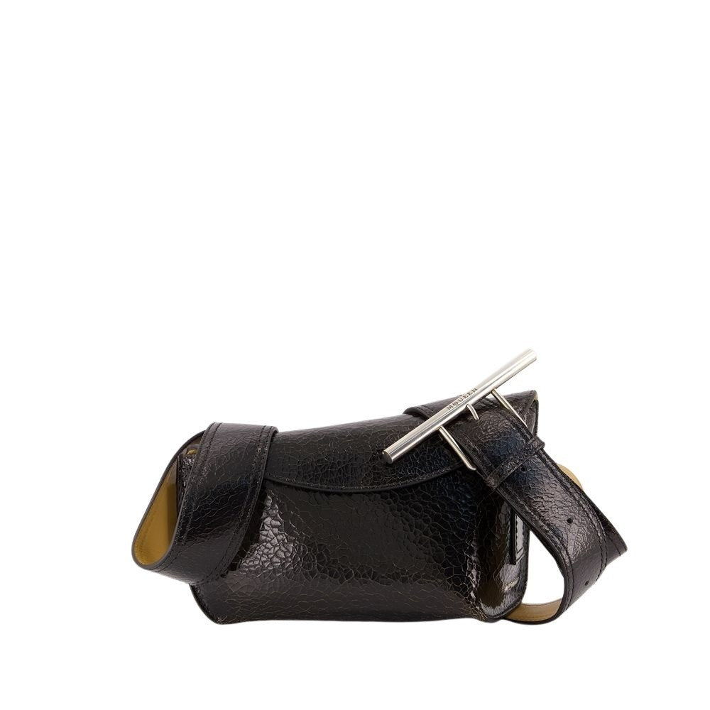 Alexander Mcqueen Sling Shoulder Bag - Leather - Black