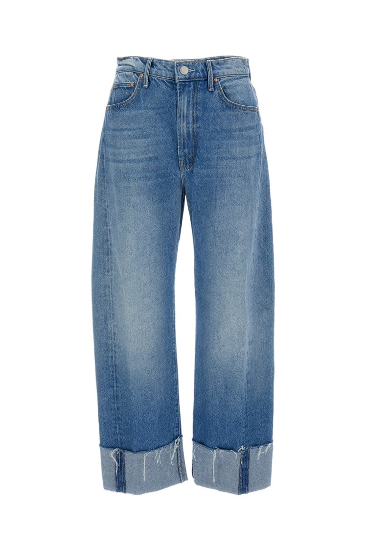 Mother Jeans The Half-Pipe Ankle Cuff Fray