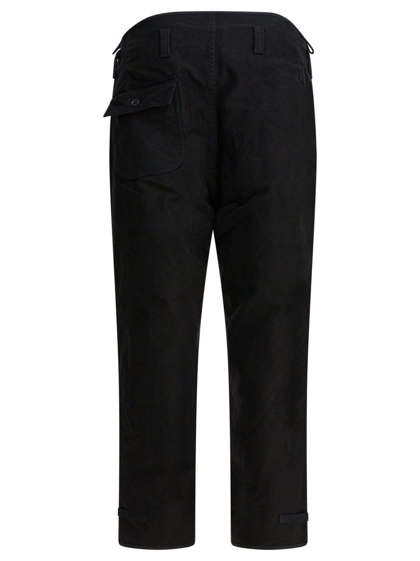 Needles Mid-Rise Pants With Voluminous Legs And Tapered Bottom