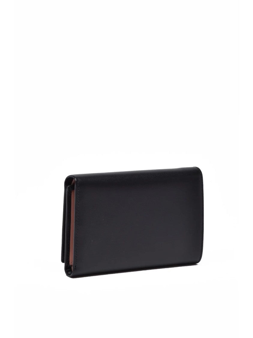 A. G. Spalding & Bros. Black Tri-Fold Embossed Leather Wallet