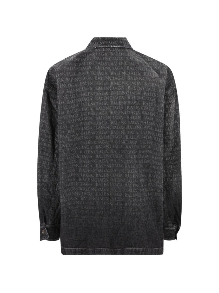 Balenciaga Washed Black Shirt