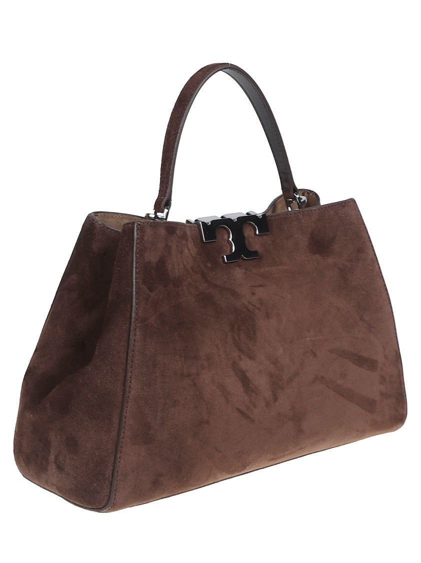 Tory Burch Eleanor Structured Suede Satchel Bag