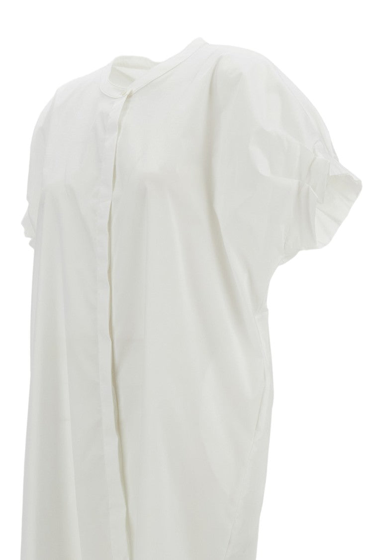 M.S.M. Milano Shirt-Style Midi Dress With Wide Silhouette