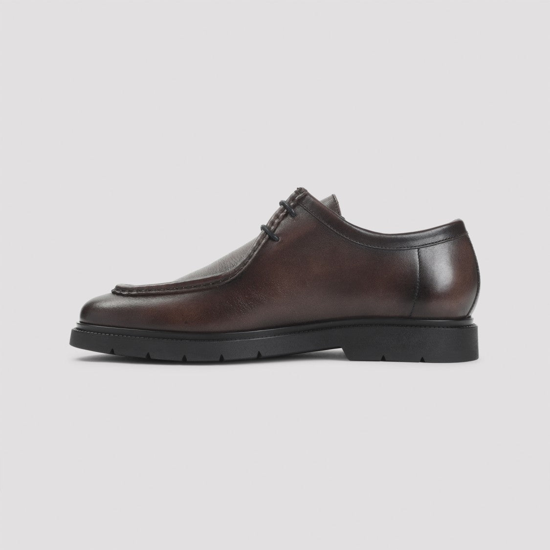 Kiton Lace-Up Shoes With Polished Leather Upper